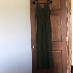 Lulus Lost in Paradise Olive Green Size XS dress